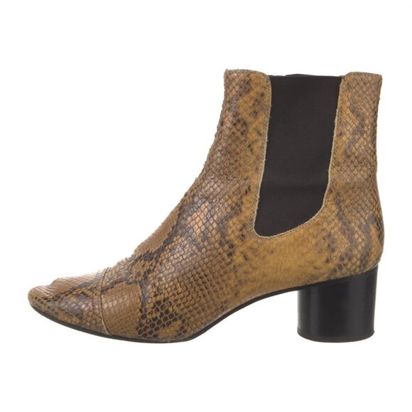 Isabel Marant Shoes - ISABEL MARANT Embossed Leather Ankle Chelsea Boots FR39 US8